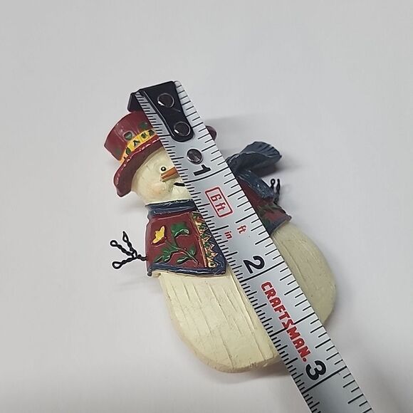 Snowman Brooch - Picture 2 of 6